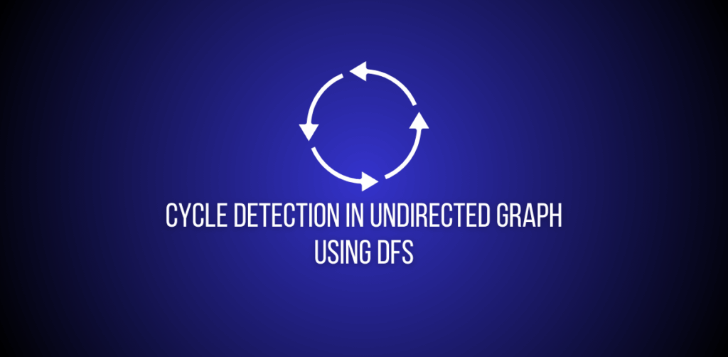 Featured Image of a question to detect cclle in graph using DFS