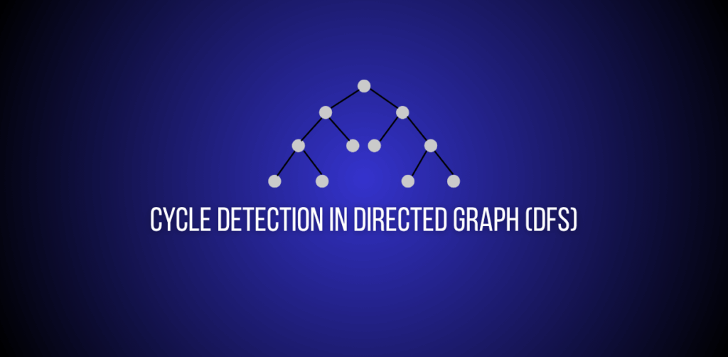 Featured Image of a question to how to detect a cycle in a directed graph