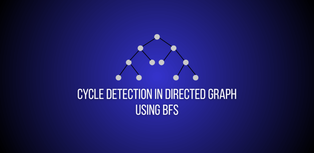 Featured Image of a question to how to detect a cycle in a directed graph