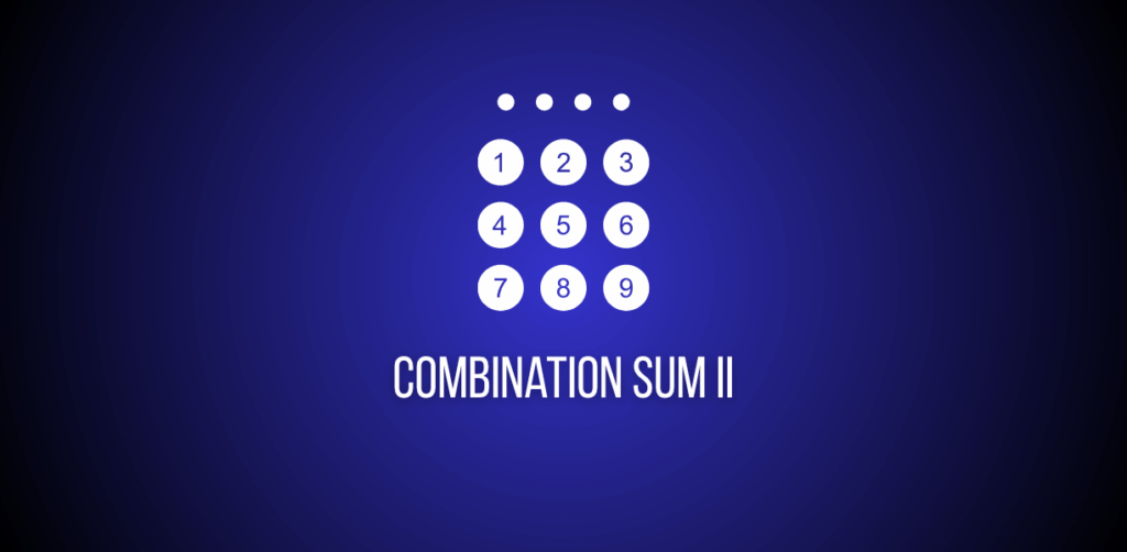 Featured image of a question combination sum 2 on leetcode