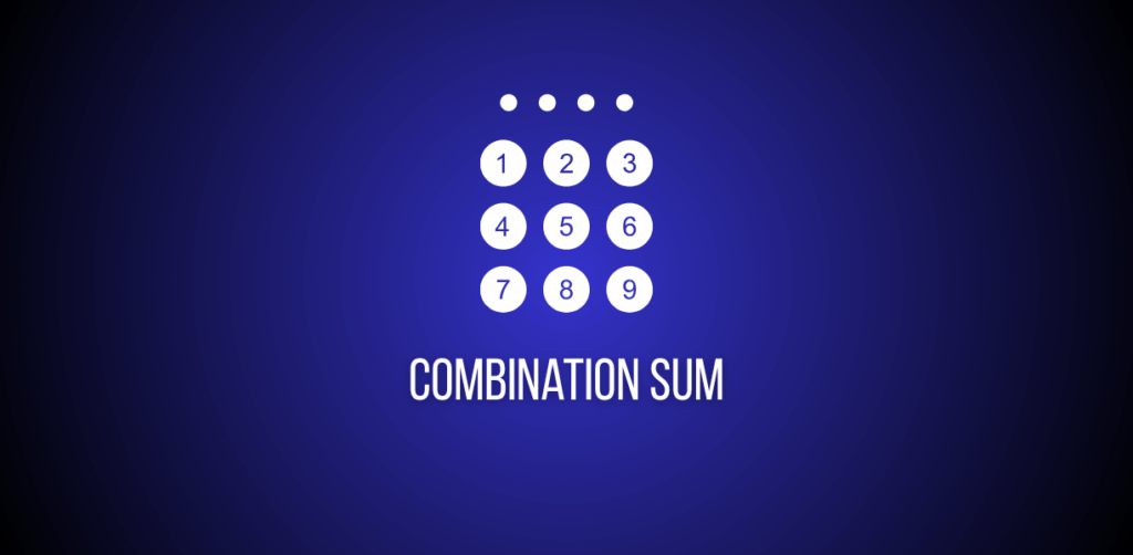 Featured image of a question combination sum on leetcode