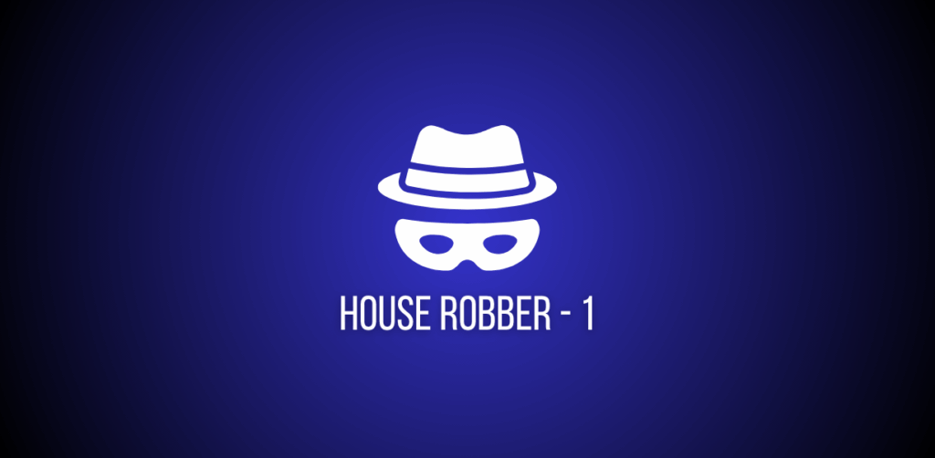 Featured image of a question to solve house robber 1