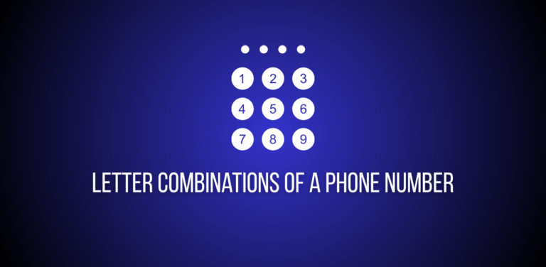 Featured image of a question to find Letter Combinations of a Phone Number on leetcode