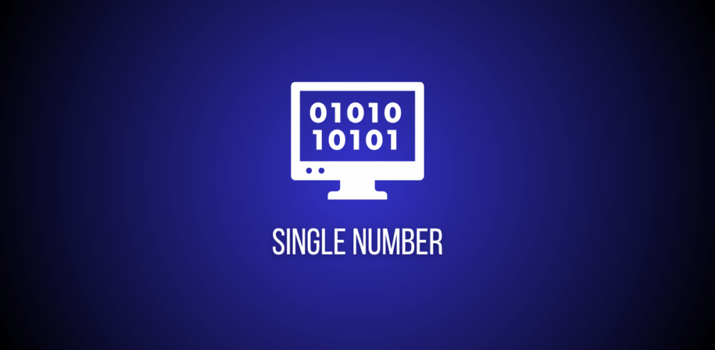 Featured image of a question to find single number in an array
