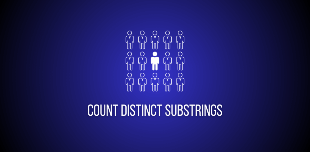 Featured image of a question to solve Count Distinct Substrings